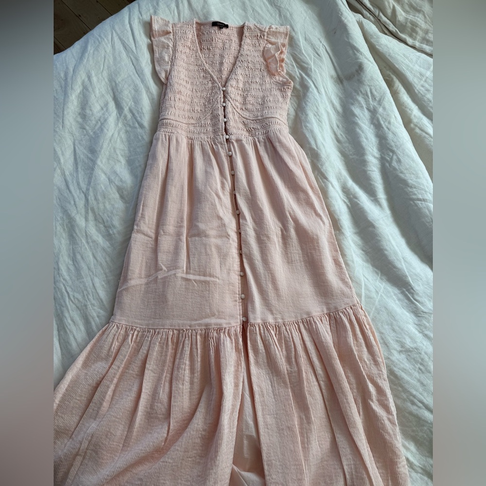 Organic Cotton Smocked Midi 🥰